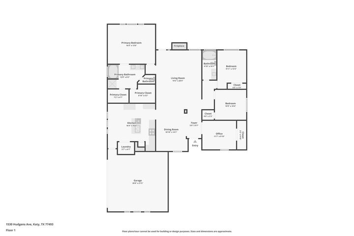 Property Photo: 1530 Hudgens Avenue TX 77493