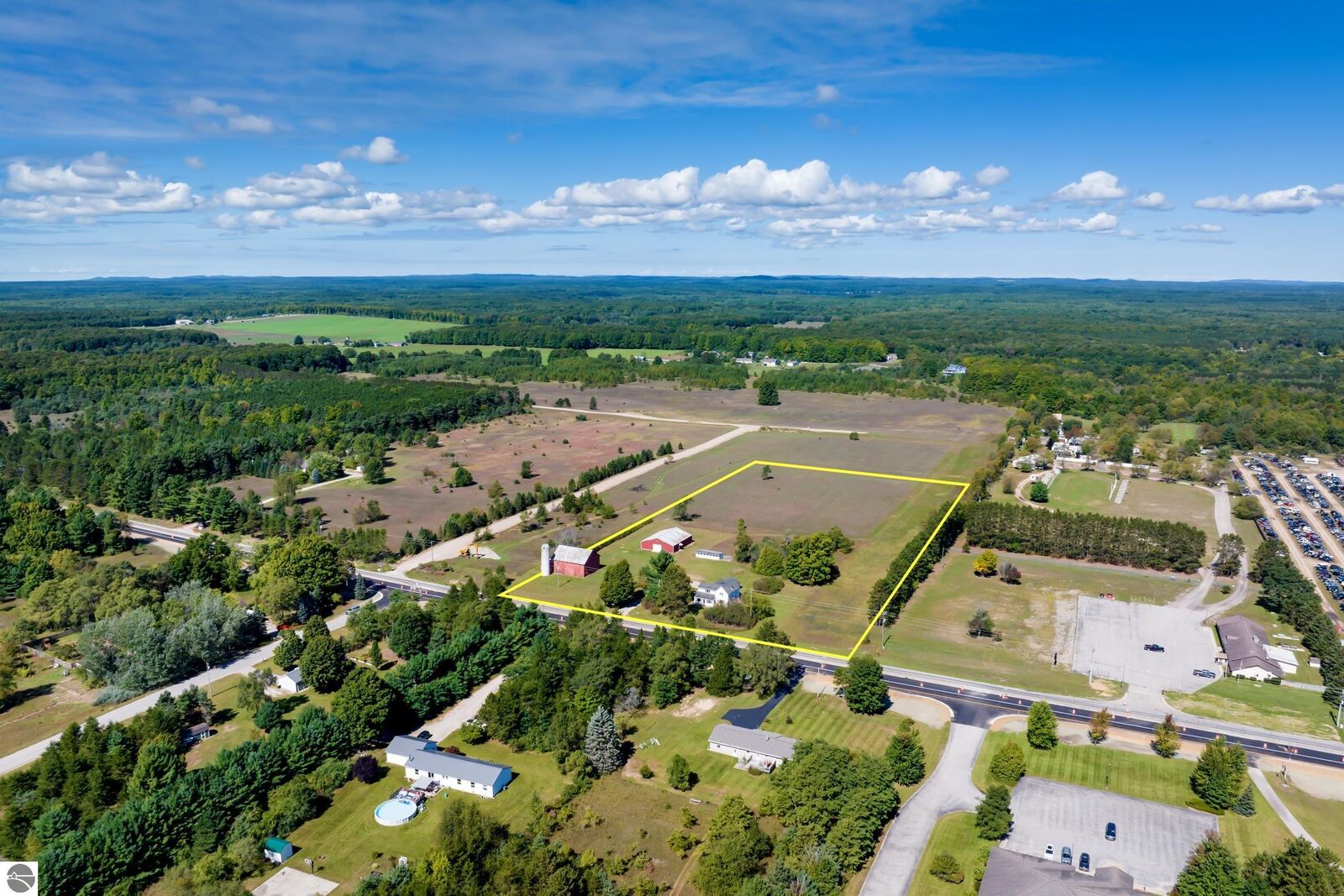 Property Photo:  20682 Honor Highway  MI 49643 