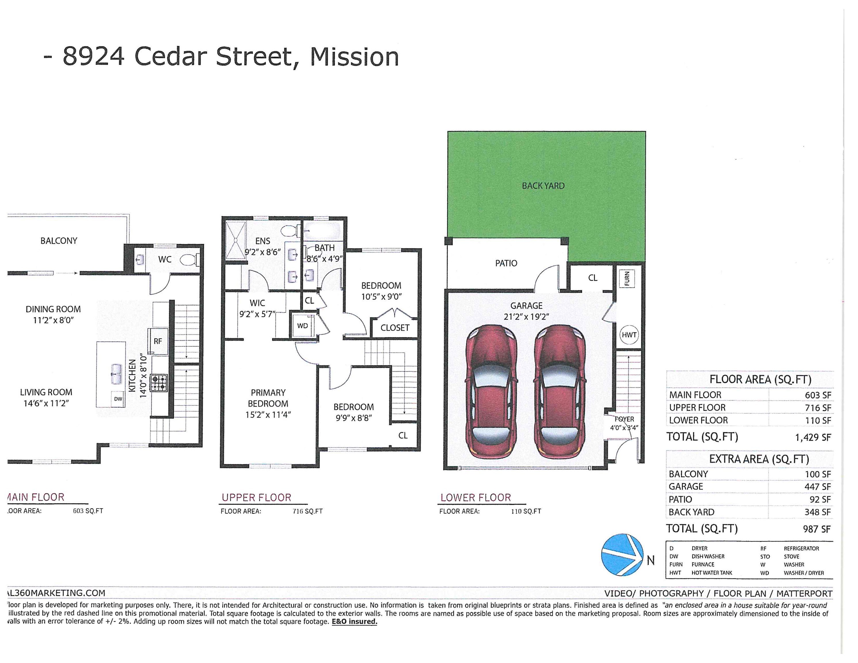 Property Photo: 8924 Cedar Street 8 BC V4S 1A3