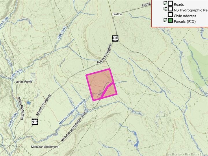 Property Photo: Maclean Settlement Road Lot NB E6L 2W4