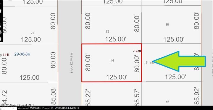 Property Photo: 3189 Frantz Avenue SW FL 32908