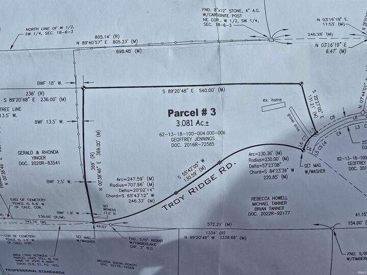 Property Photo:  1330 1336 &Amp 133 Troy Ridge Road  IN 47586 