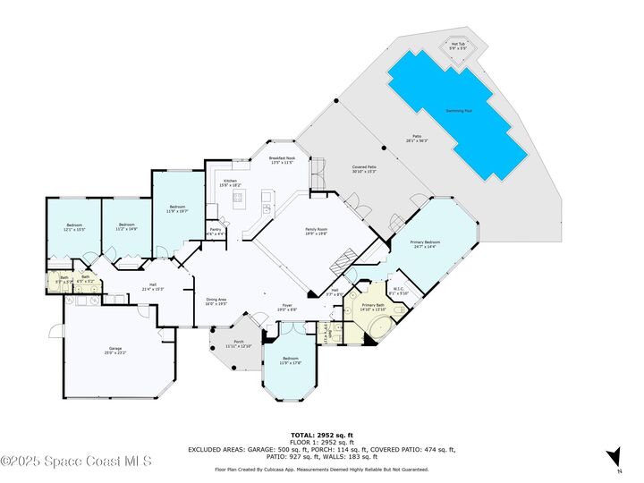 Property Photo: 610 Rio Pino N FL 32903