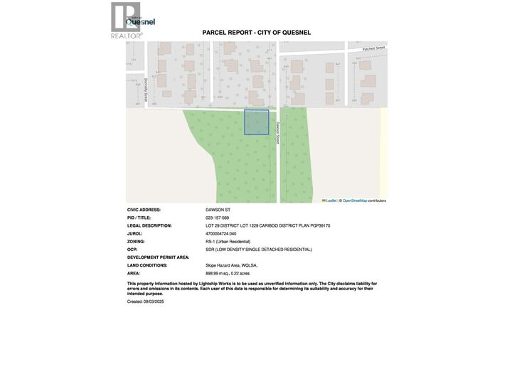 Photo de la propriété:  Lot 29 Dawson Street  BC V2J 6A9 