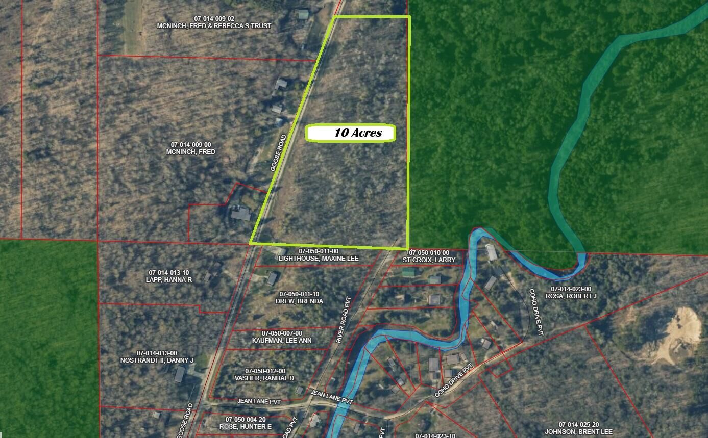 Property Photo:  13635 Goose Road  MI 49617 