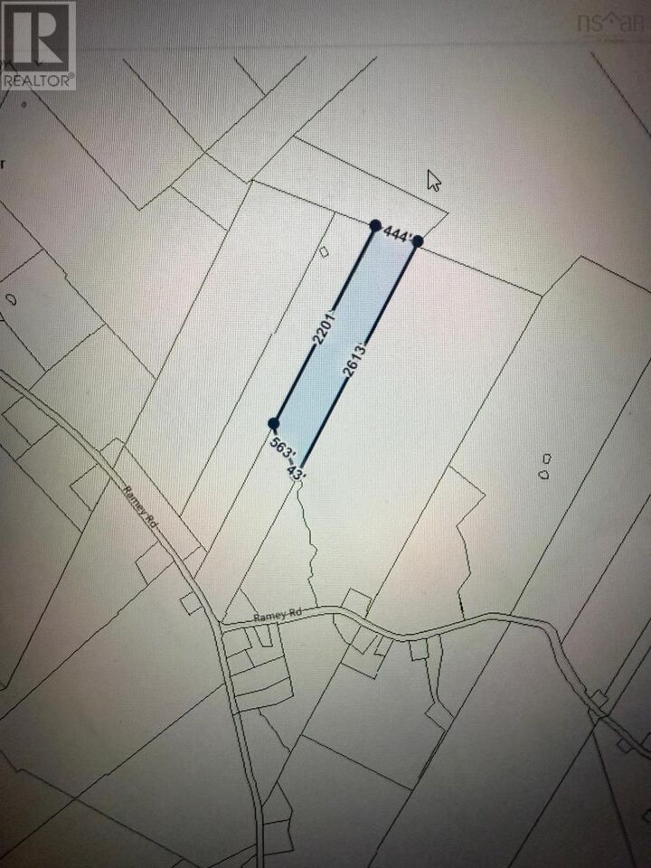 Property Photo:  Lot (Pid 60274560) Ramey Road  NS B0R 1E0 