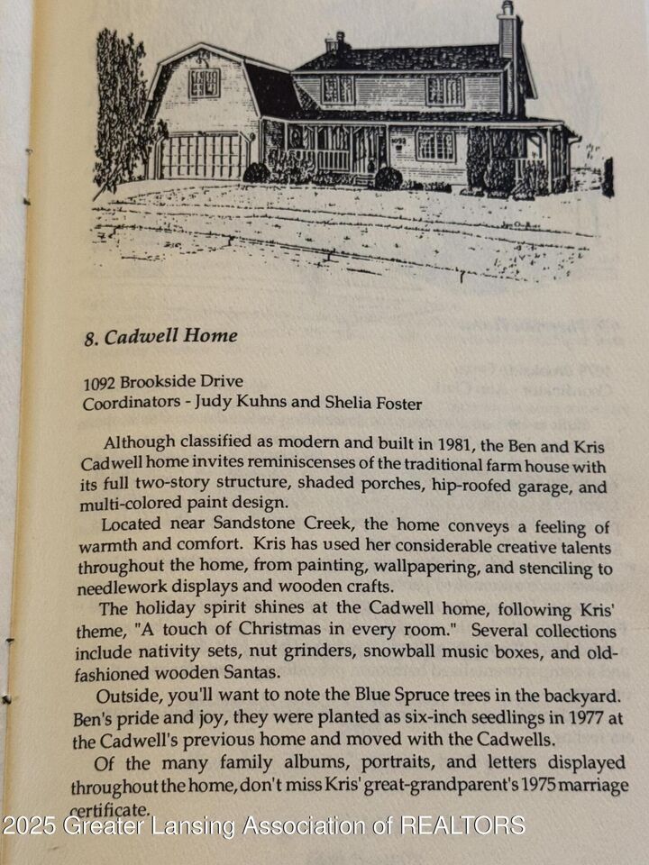 Property Photo: 1092 Brookside Drive MI 48837