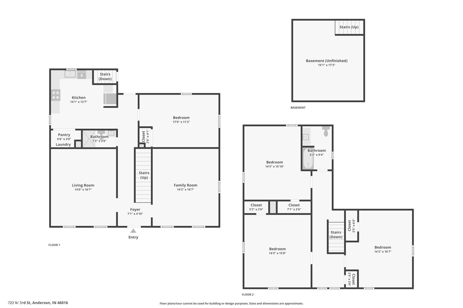 Property Photo: 723 W 3rd Street IN 46016