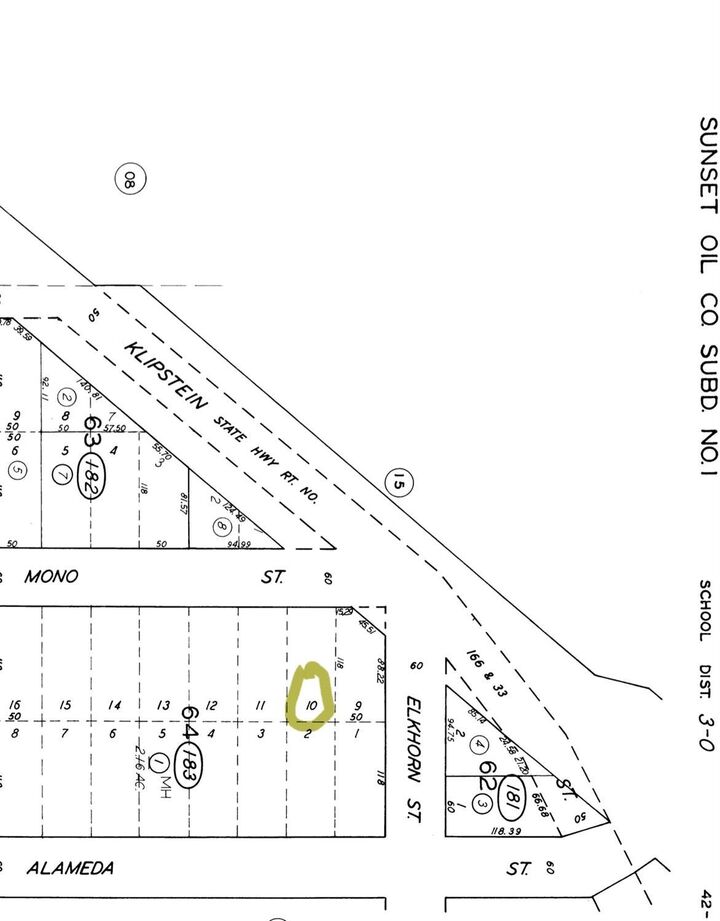 Property Photo:  0 Mono Street  CA 93252 