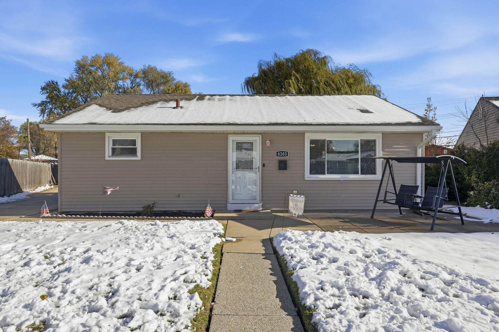 Property Photo: 8203 Rosewood Court IN 46322