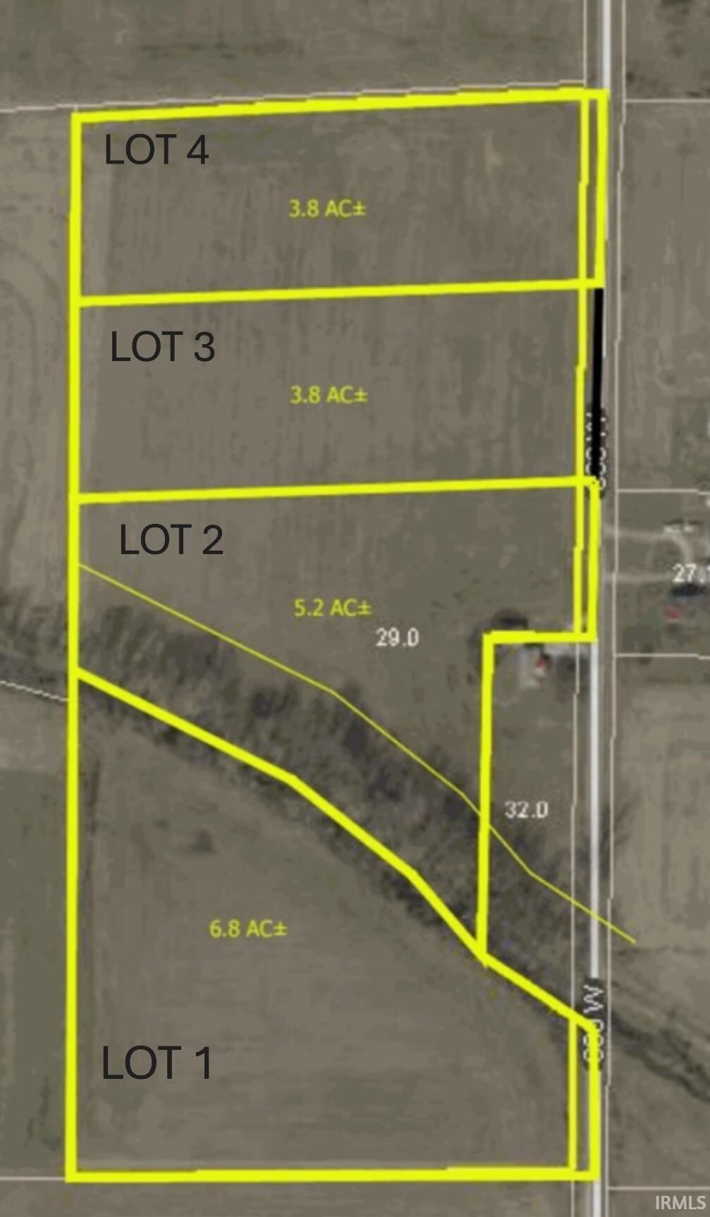 Property Photo:  Lot 4 Cr 600 W Road  IN 47634 