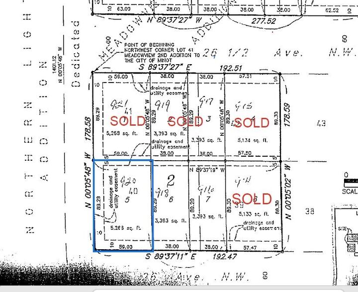 Property Photo:  920 26th Ave NW  ND 58703 