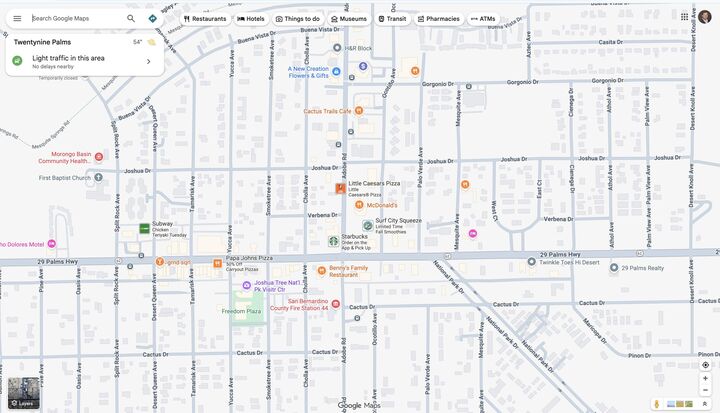 Property Photo:  6453 Adobe Road  CA 92277 