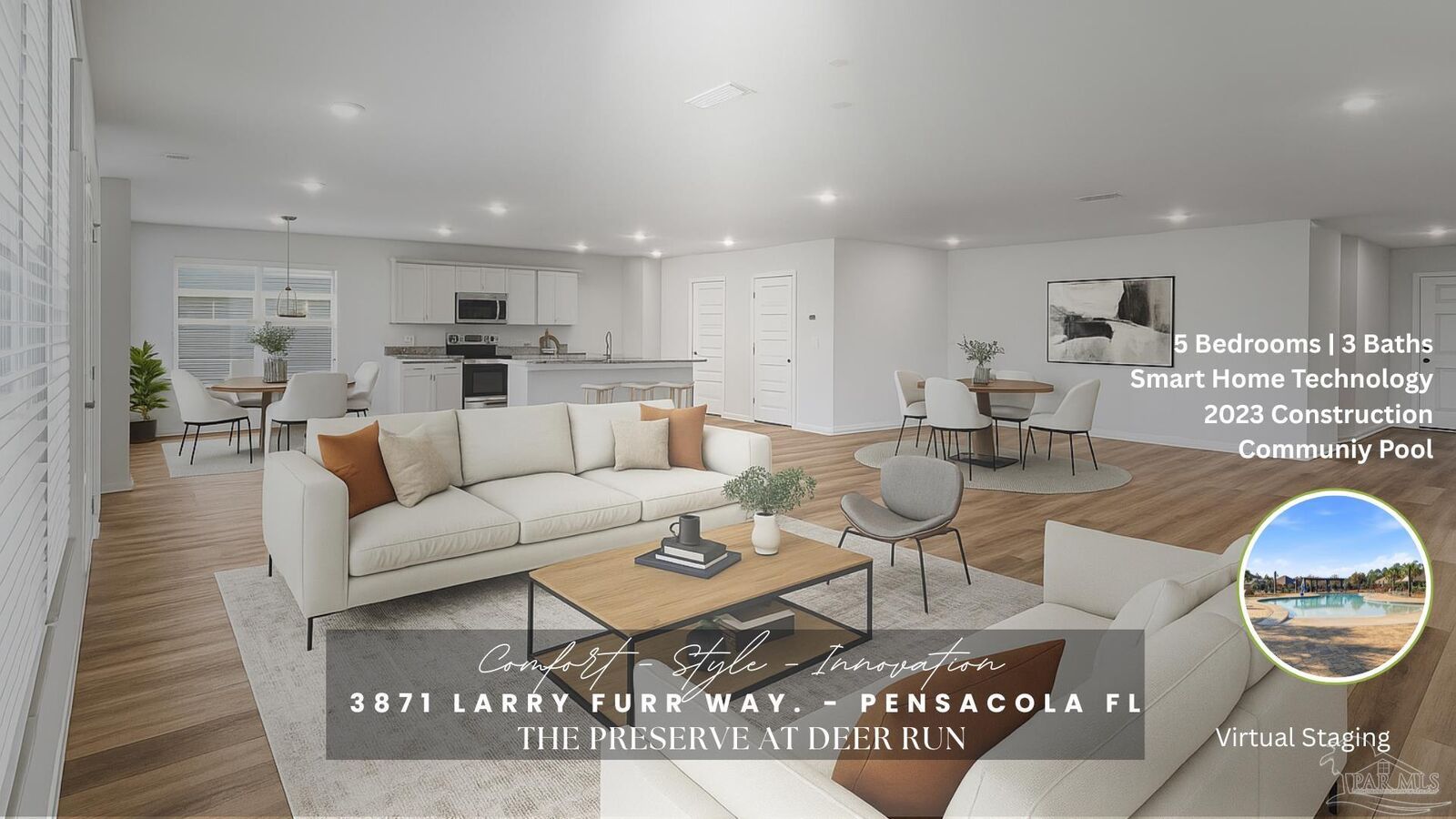 Property Photo:  3871 Larry Furr Way  FL 32526 
