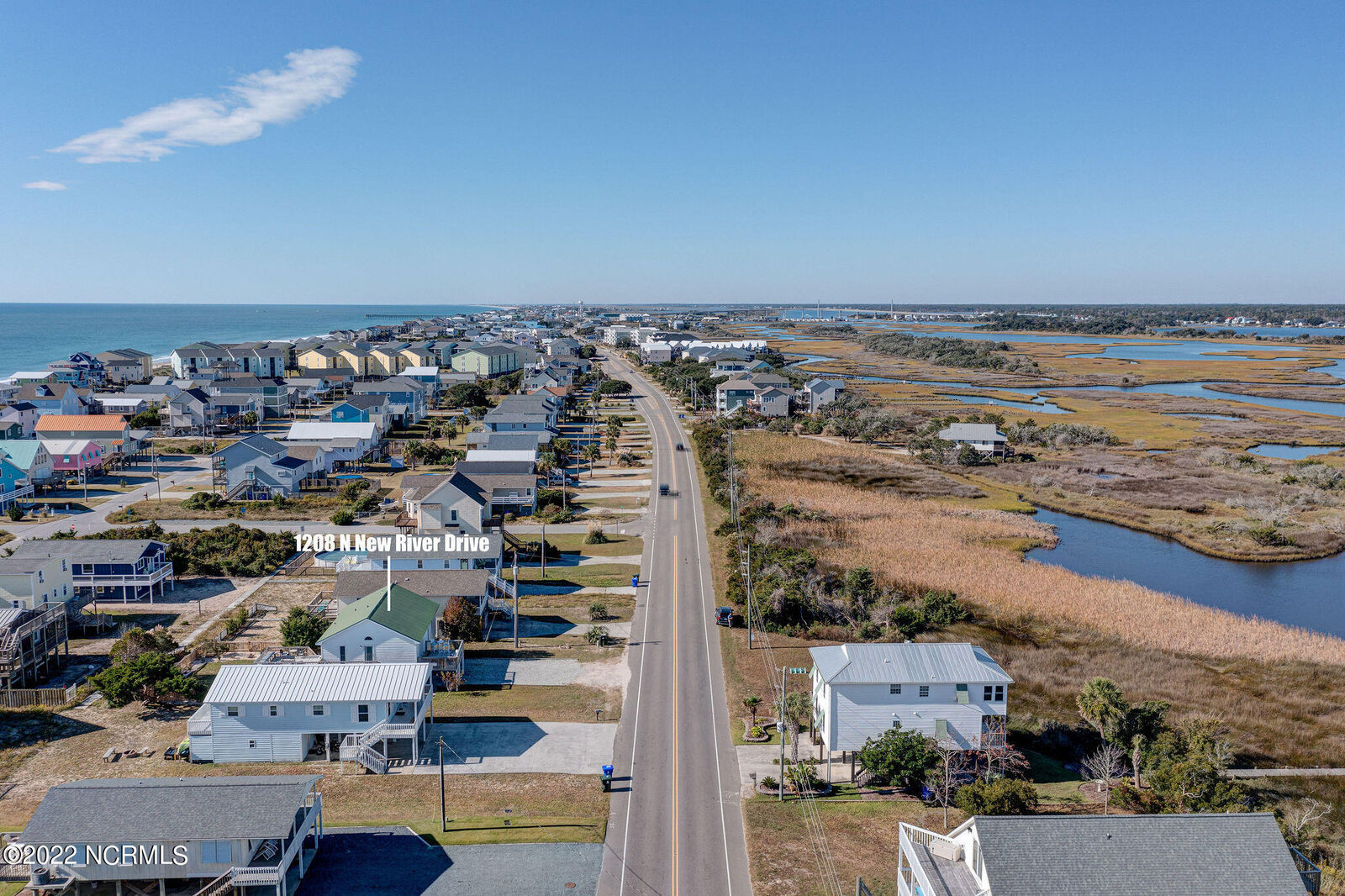 Property Photo:  1208 N New River Drive  NC 28445 