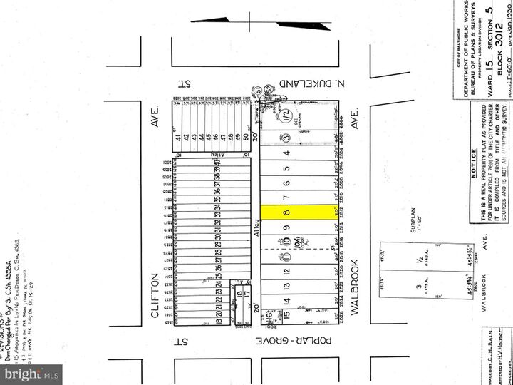 Property Photo:  2812 Walbrook Avenue  MD 21216 