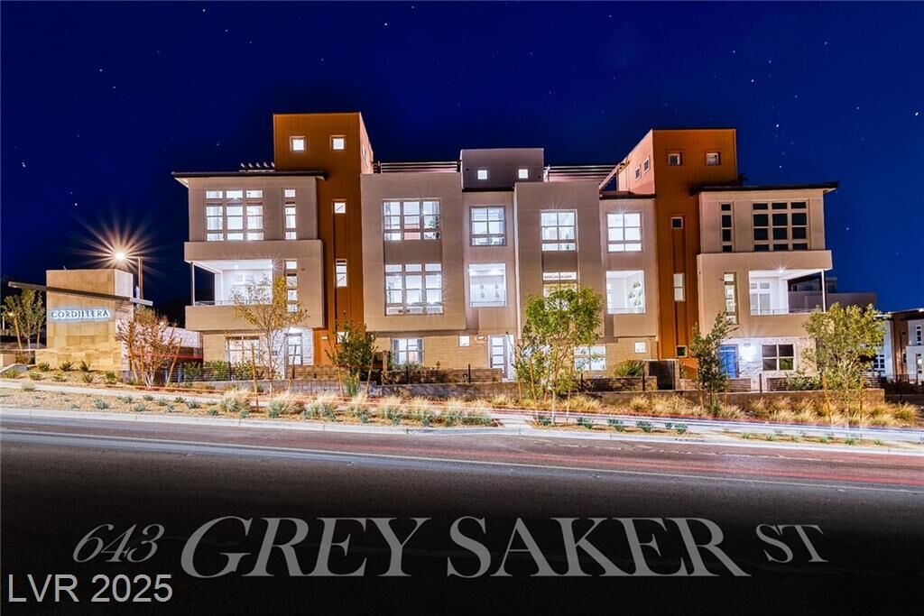 Property Photo:  643 Grey Saker Street  NV 89138 