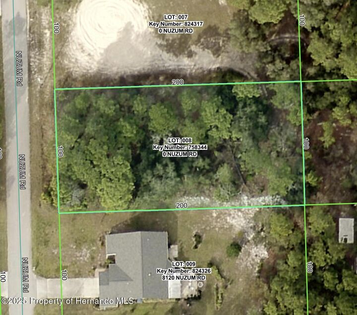 Property Photo:  Lot 8 Nuzum Road  FL 34613 