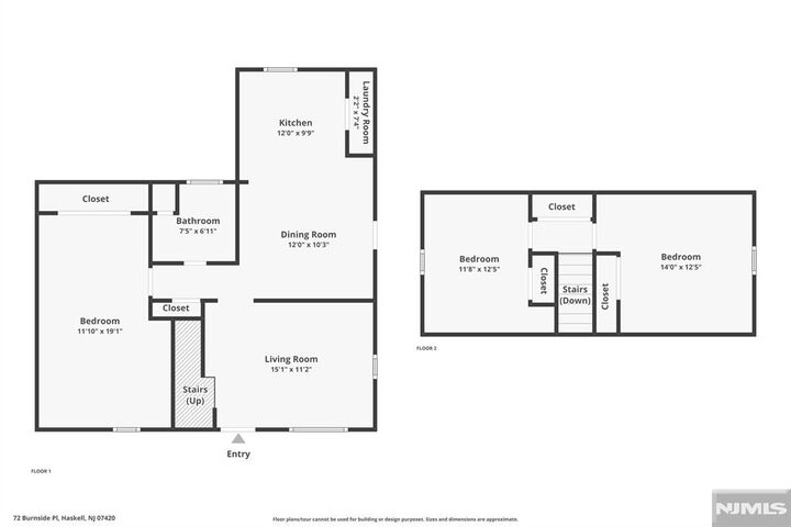 Property Photo: 72 Burnside Place NJ 07420