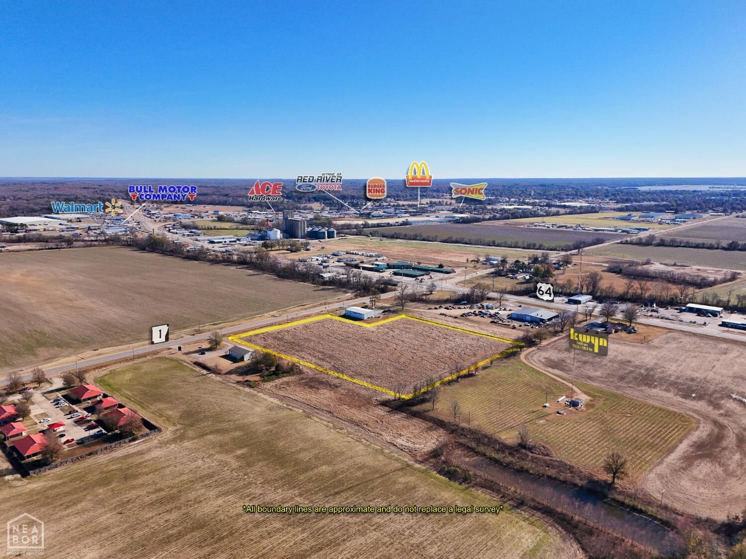 Property Photo:  8 Acres Highway 1  AR 72396 