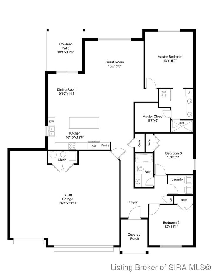 Property Photo:  3088 Bridlewood Lane Lot #315  IN 47150 