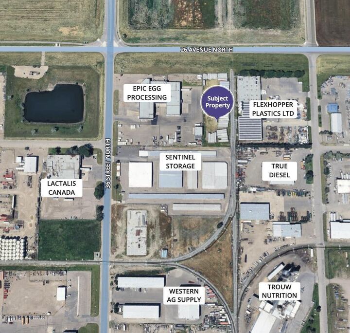 Property Photo: 2525 36 Street N 1.36-Acres AB T1H 5L1
