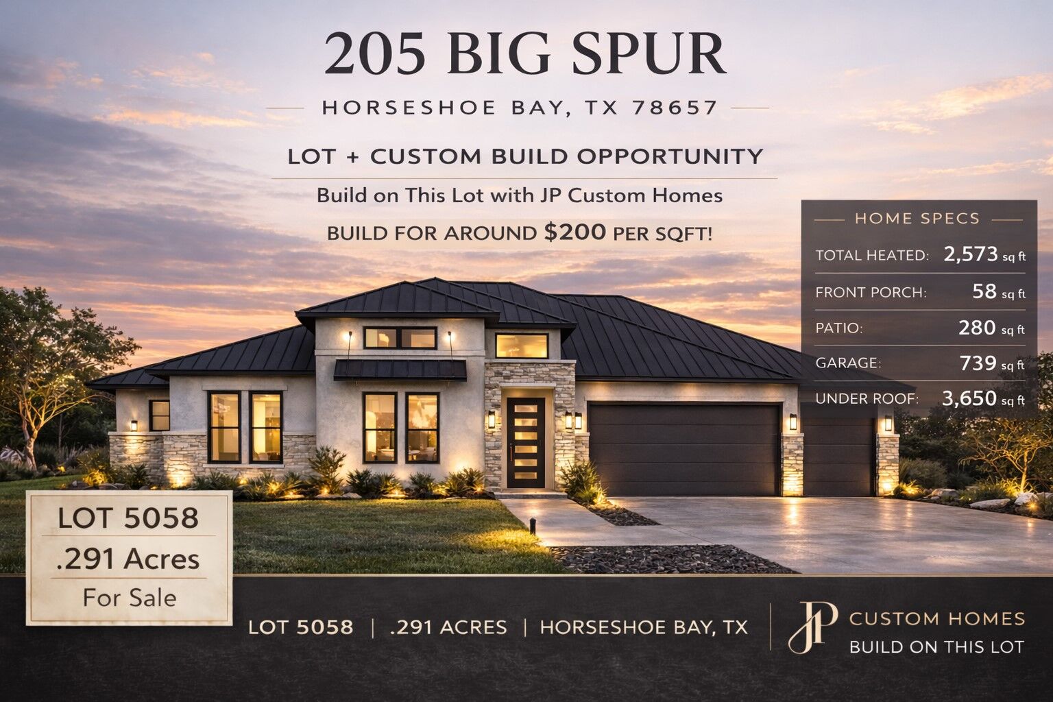 Property Photo:  205 Big Spur  TX 78657 