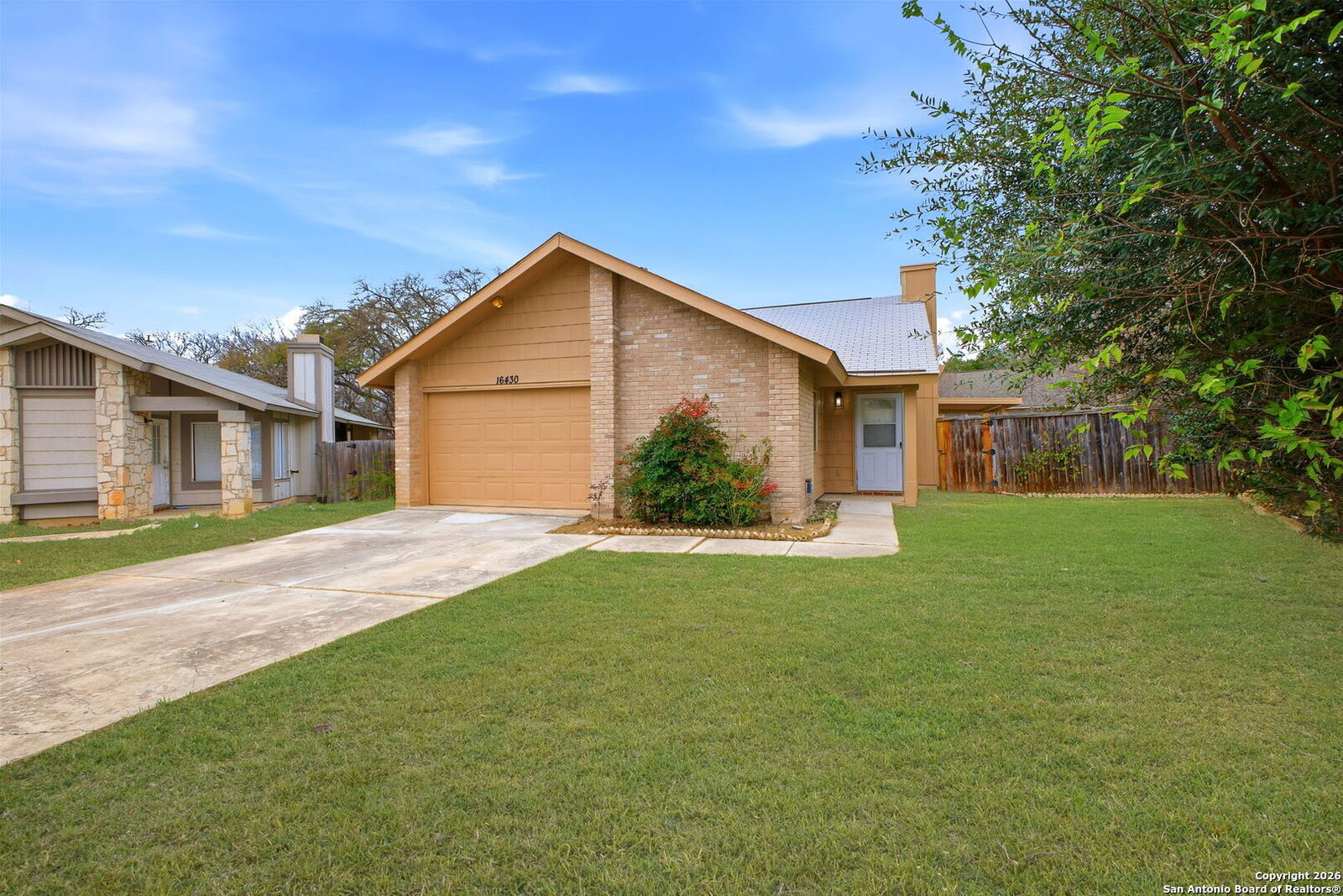 Property Photo:  16430 Oak Rock  TX 78247 