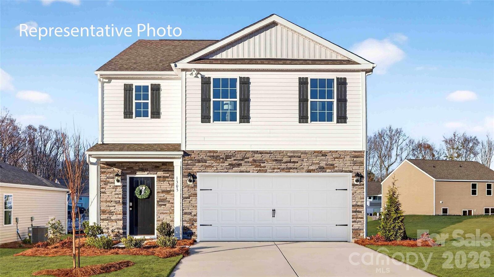 Price-reduced new home for sale at 5560 Pamplona Way, Charlotte NC 28214 in Sonoma Hills