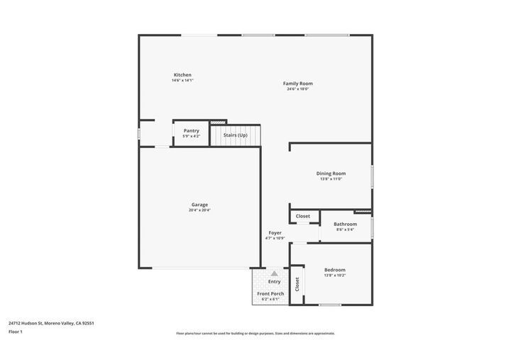 Property Photo:  24712 Hudson  CA 92551 