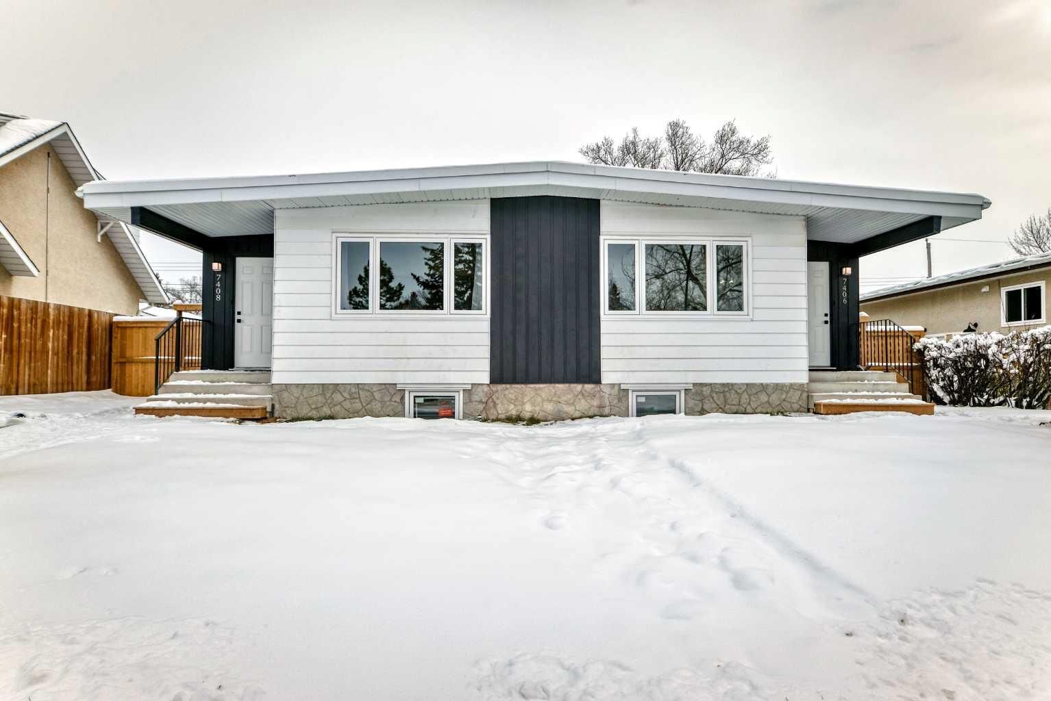 Property Photo:  7406-7408 Hunterfield Road NW  AB T2K 4L1 