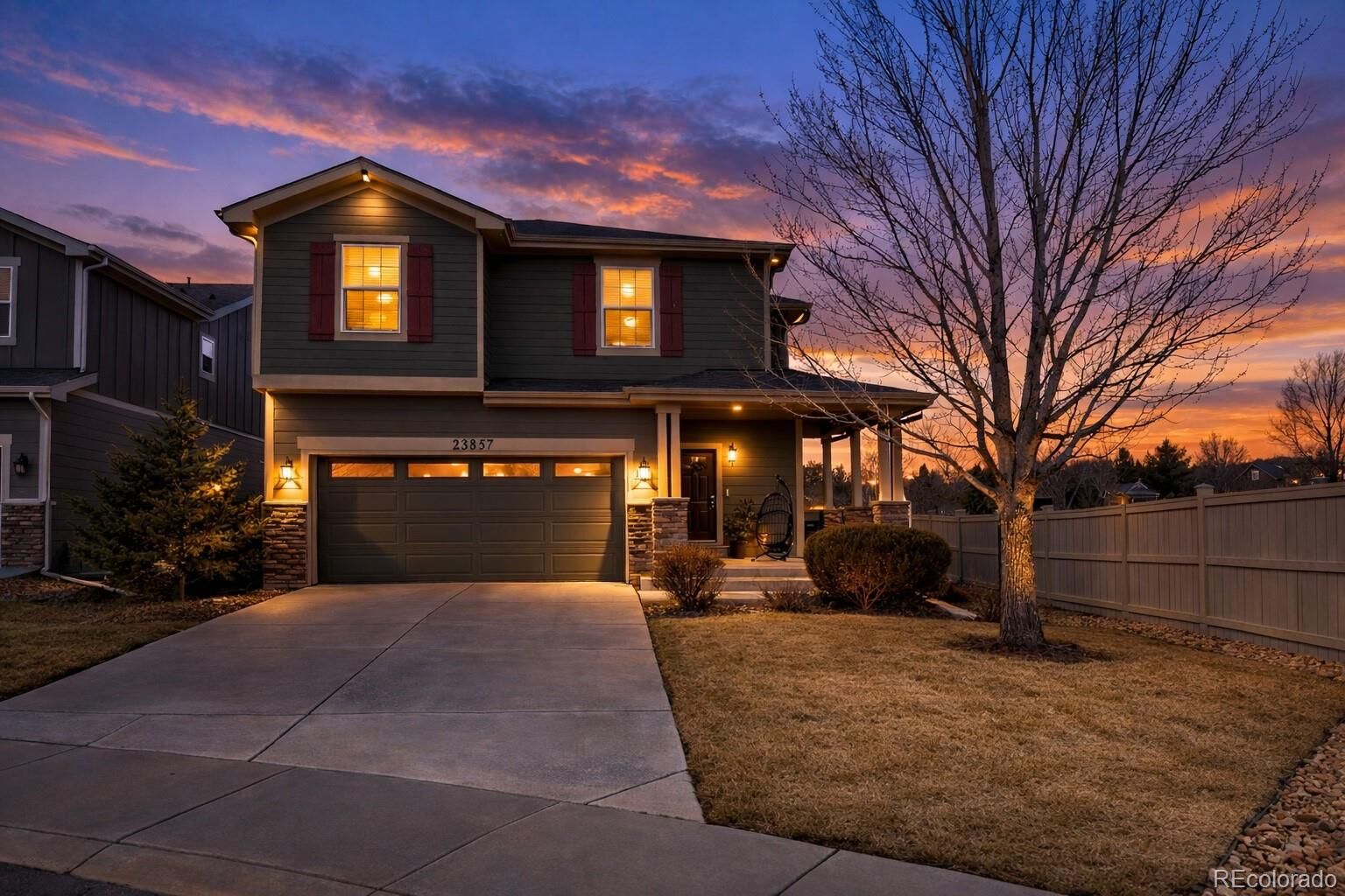 Property Photo: 23857 Eagle Bend Lane CO 80138