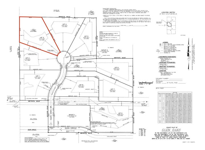 Property Photo:  Lot 3 Glen Oaks Drive  WI 54022 