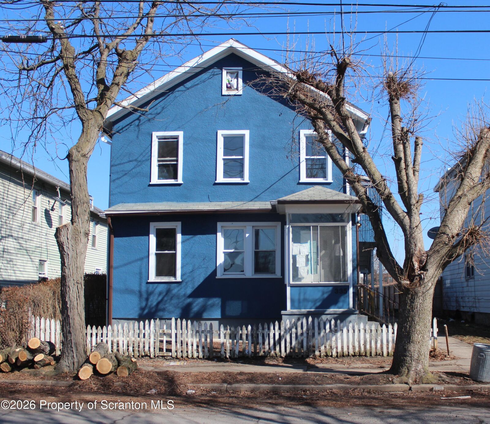 Property Photo:  335 Phelps Street 2 - Rear  PA 18509 