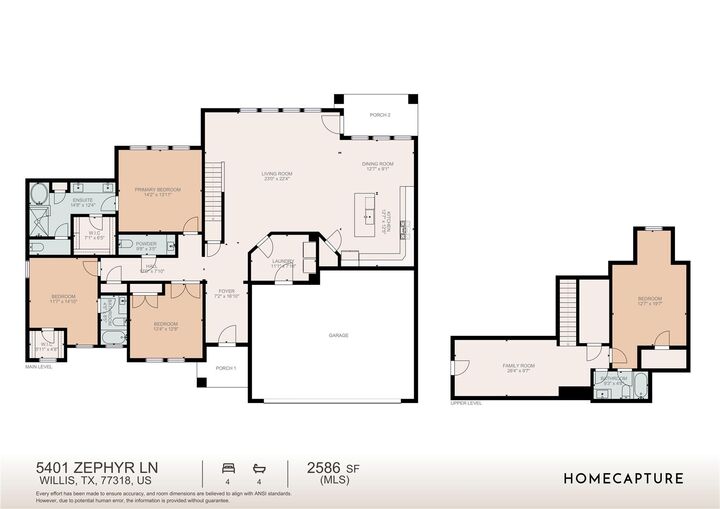 Property Photo:  5401 Zephyr Lane  TX 77318 