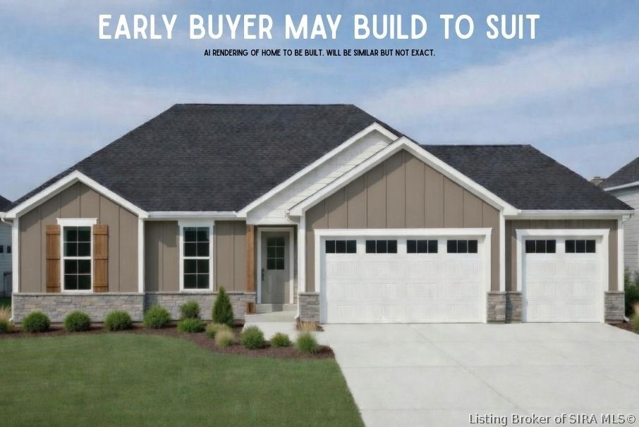 Property Photo:  13953 Deer Run Trace Lot 405  IN 47143 