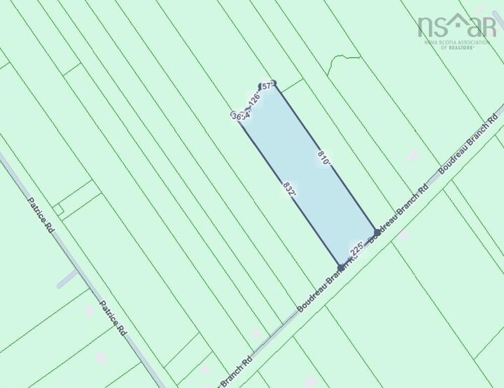 Photo de la propriété:  Lot Boudreau Branch Road  NS B0W 1M0 