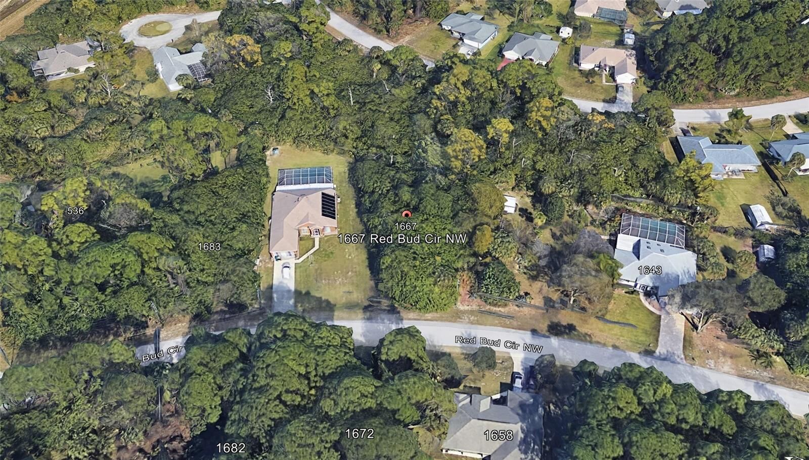 Property Photo: 1667 Red Bud Circle NW FL 32907