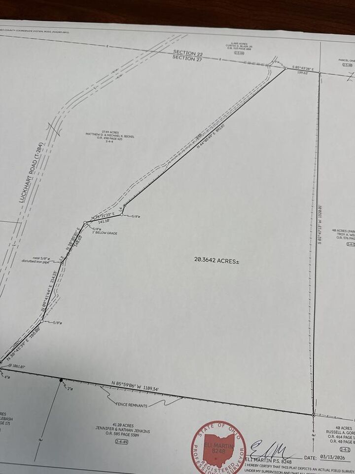 Property Photo:  0 Luckhart Road  OH 45644 