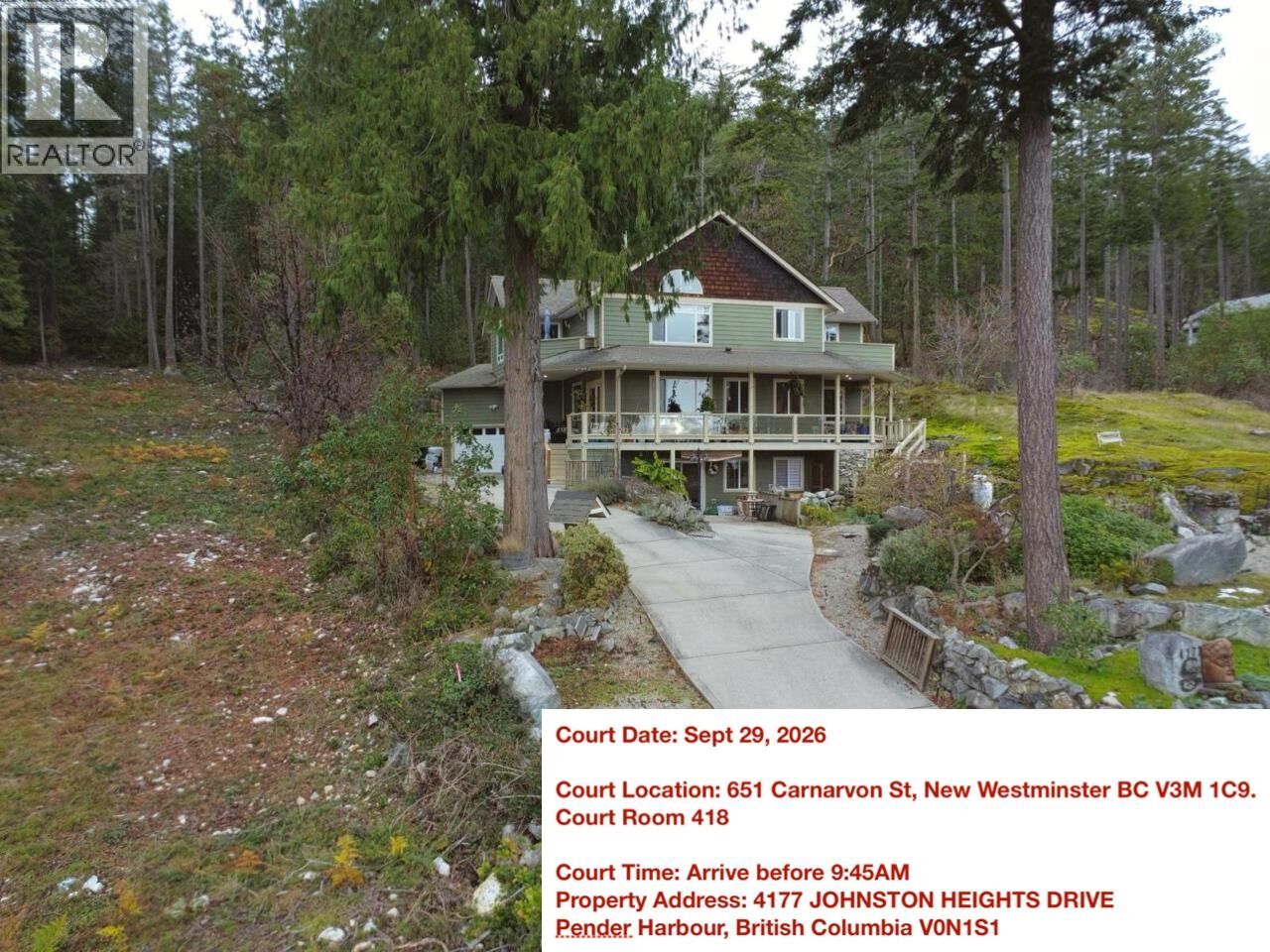 Property Photo: 4177 Johnston Heights Drive BC V0N 1S1