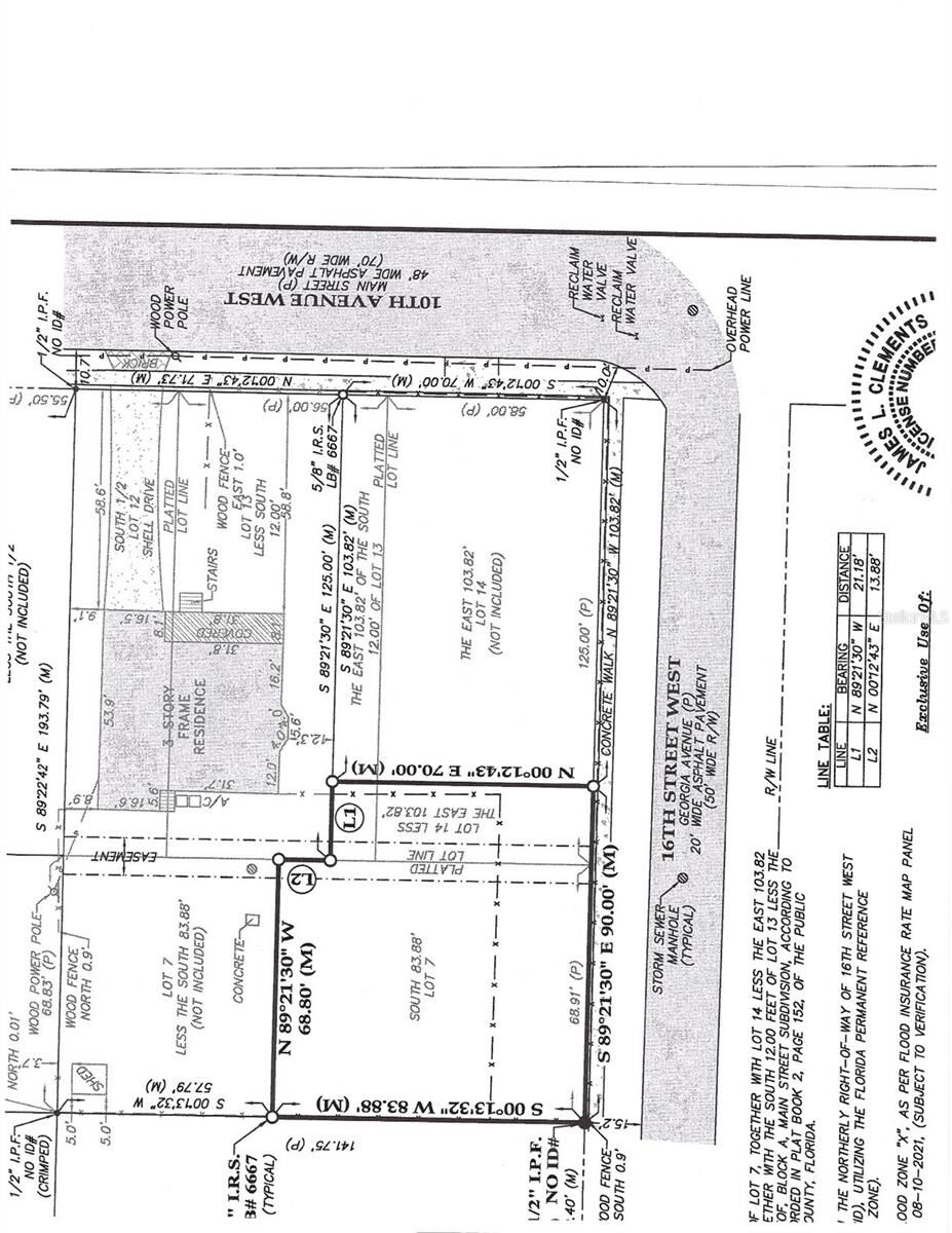 Property Photo: Lot 14 10th Avenue W FL 34221