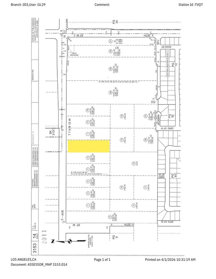 Property Photo:  0 Ave I Vic  CA 93535 