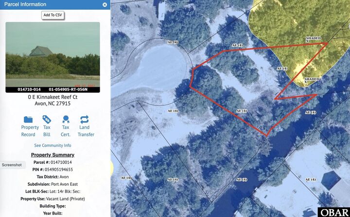 Property Photo:  0 E Kinnakeet Reef Court  NC 27915 