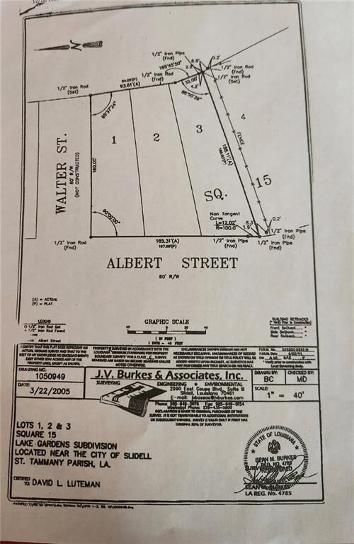 Property Photo:  Albert Street  LA 70458 