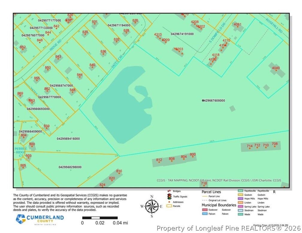 Property Photo:  0 Rosehill Road  NC 28311 