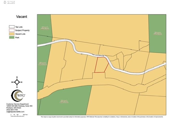 Property Photo:  NW Cochran Rd  OR 97144 