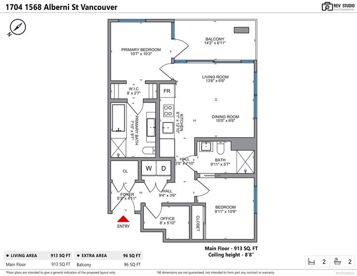 Property Photo: 1568 Alberni Street 1704 BC V6G 0E3