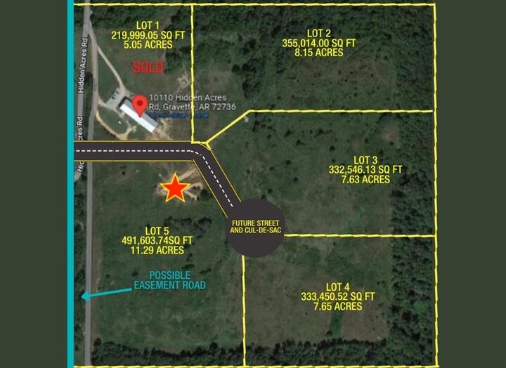 Property Photo: Lot 5 Amelia Court AR 72736