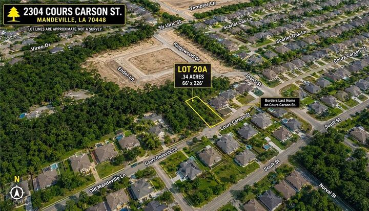 Property Photo: 2304 Cours Carson Street LA 70448