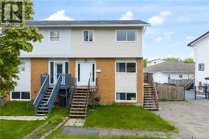 Property Photo: 547 Bonita Avenue NB E2J 3X5